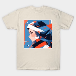 Future-forward visage, Tokyo Pop Beauty T-Shirt